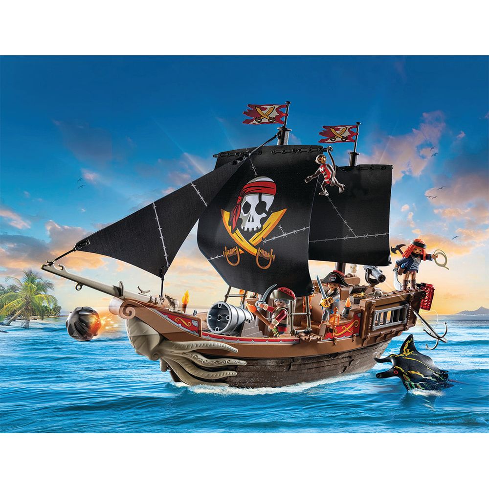 Large Pirate Ship Playset
