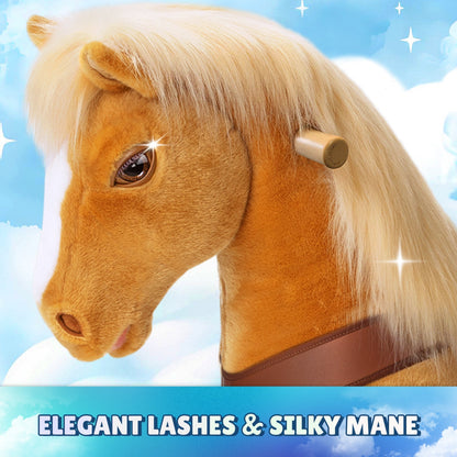 Light Brown Horse Model Y Ride on Toy - 4-7 Years