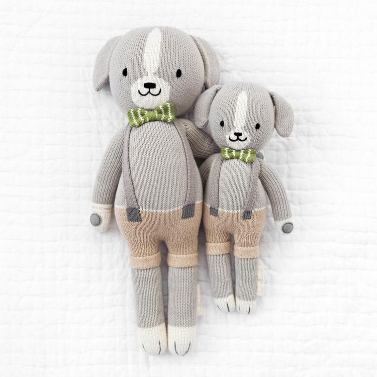 Little 13" Noah the Dog Hand-Knit Doll
