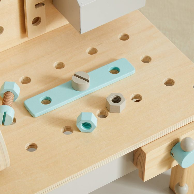 Little Builder Wooden Construction Workbench