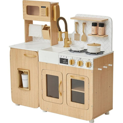 Little Chef Cyprus Play Kitchen with 14-Piece Accessory Set