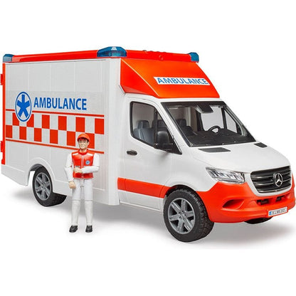 MB Sprinter Ambulance with Driver Figurine