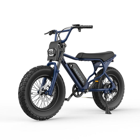 Macfox X7 Electric Bike - Navy Blue