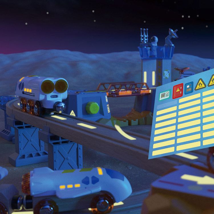 Mars Launch Rail Set