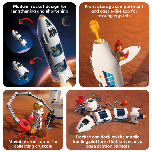 Mars Research Rocket Playset