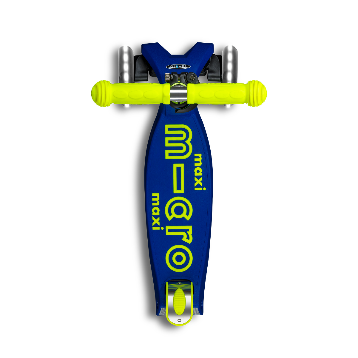 Maxi Deluxe Foldable LED Scooter - Neon Canary Yellow