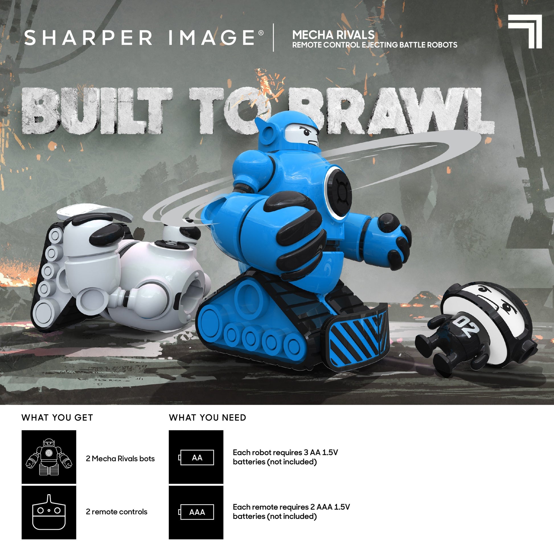 Mecha Rivals RC Ejecting Battle Robots