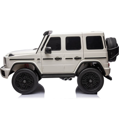 Mercedes G-Wagon 24V 4x4 2-Seater Ride on Car - White