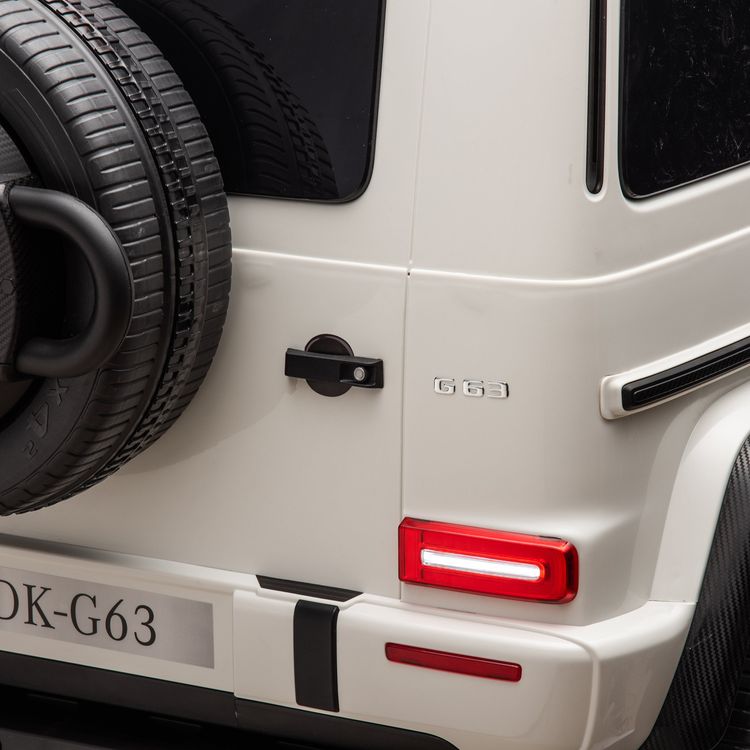 Mercedes G-Wagon 24V 4x4 2-Seater Ride on Car - White