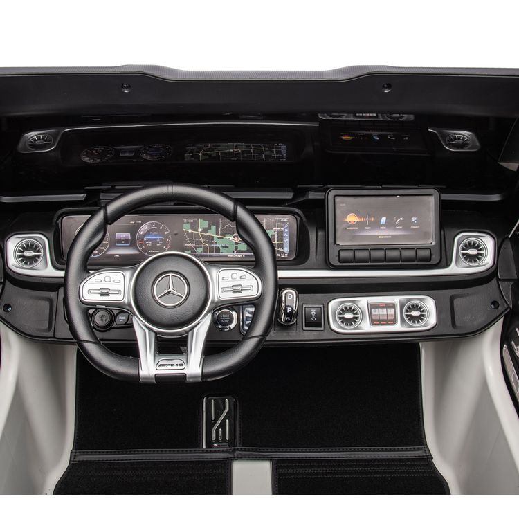 Mercedes G-Wagon 24V 4x4 2-Seater Ride on Car - White