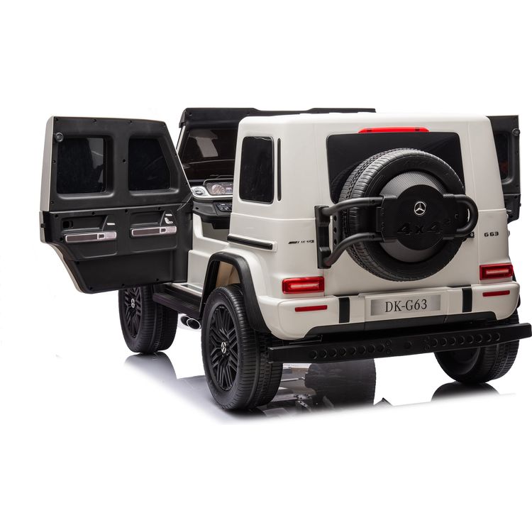 Mercedes G-Wagon 24V 4x4 2-Seater Ride on Car - White