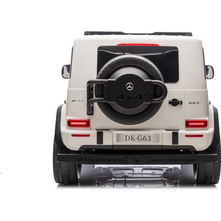 Mercedes G-Wagon 24V 4x4 2-Seater Ride on Car - White