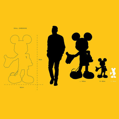 Mickey Mouse 12" Kelly Hoppen Figurine - Black, Taupe & Gold