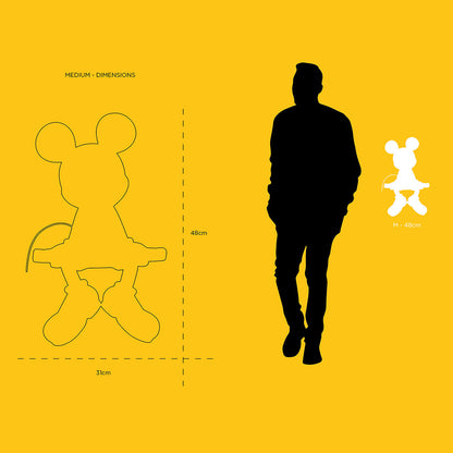 Mickey Mouse Take 2 Black & Gold Figure - 19"