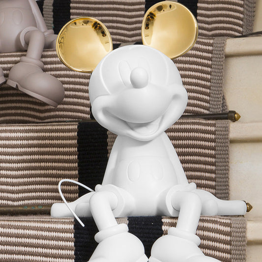 Mickey Mouse Take 2 White & Gold Figure - 19"