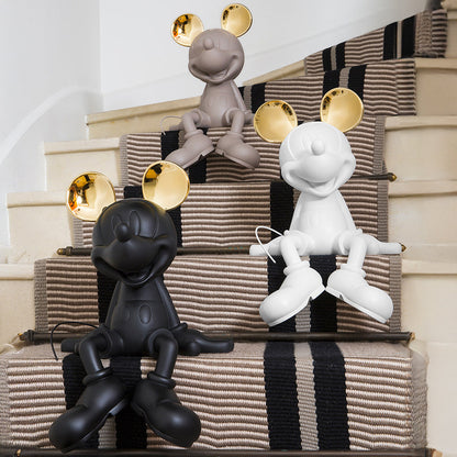 Mickey Mouse Take 2 White & Gold Figure - 19"