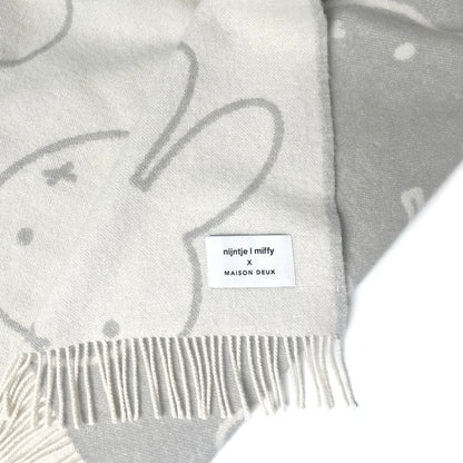 Miffy Blanket - Cloud White/Grey