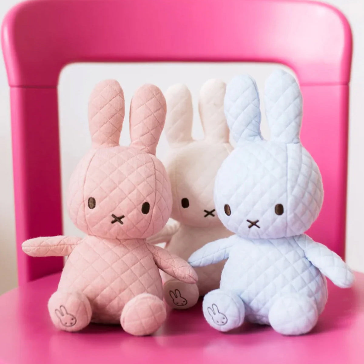 Miffy Blue Bonbon Sitting Plush in Giftbox - 9"
