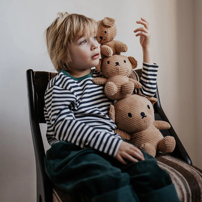 Miffy Boris Bear ECO Corduroy Brown - 7"