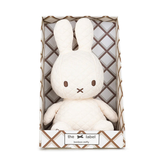 Miffy Cream Bonbon Sitting Plush in Giftbox - 9"