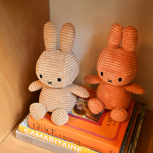 Miffy Orange Corduroy ECO Plush -  9"