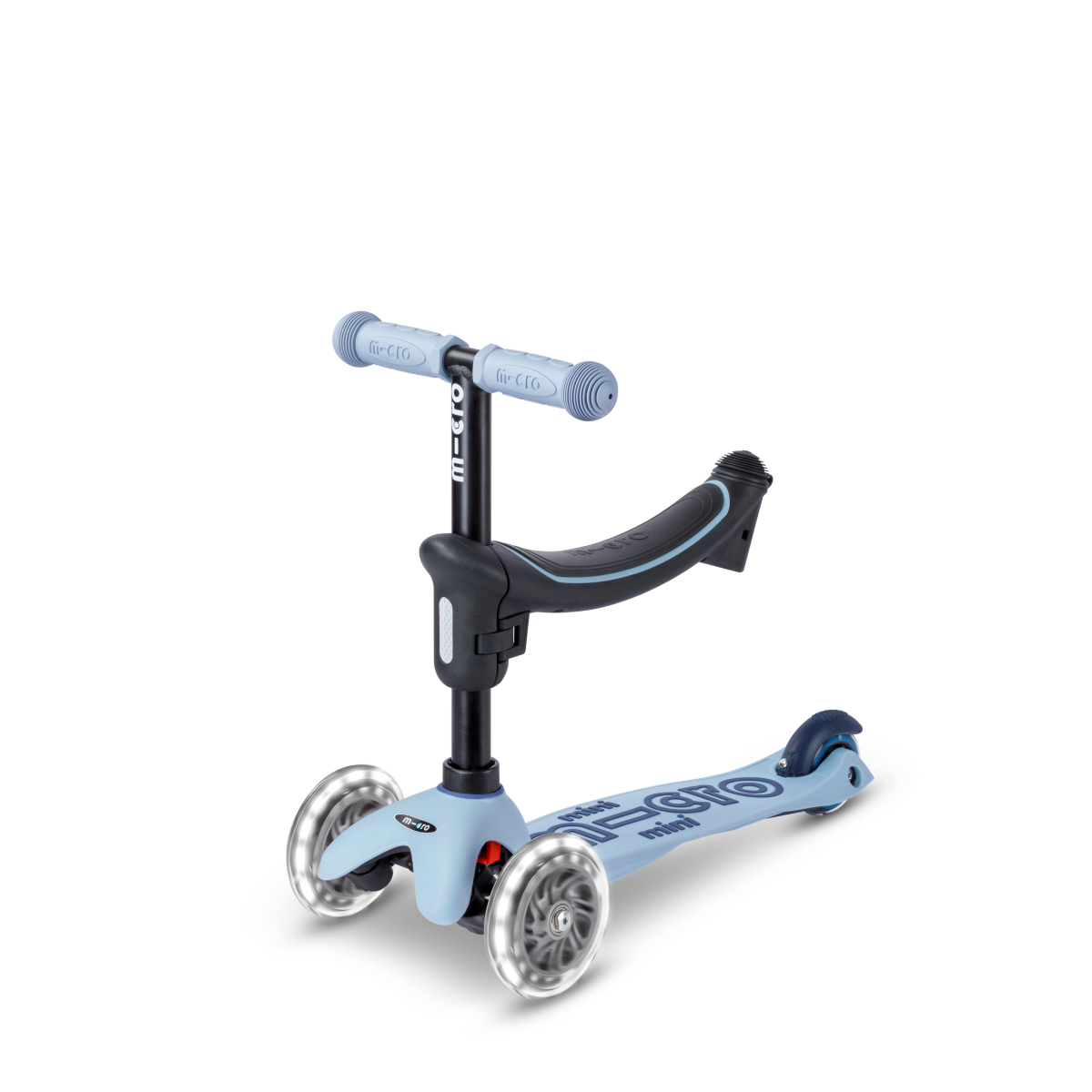 Mini Deluxe Rock & Go LED Scooter - Ocean Slate