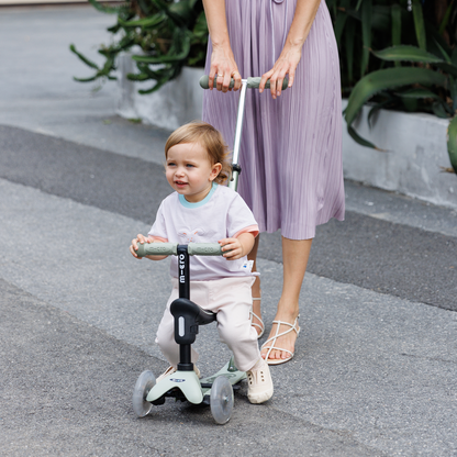 Mini Deluxe Rock & Go LED Scooter - Olive Sage