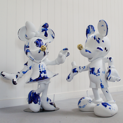 Minnie Mouse Figure White & Blue Limited Edition - 24.4"
