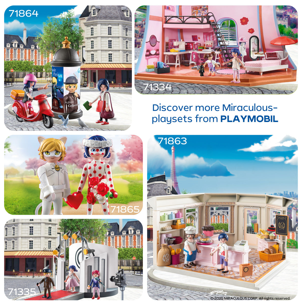 Miraculous: Paris Scooter Ride Playset