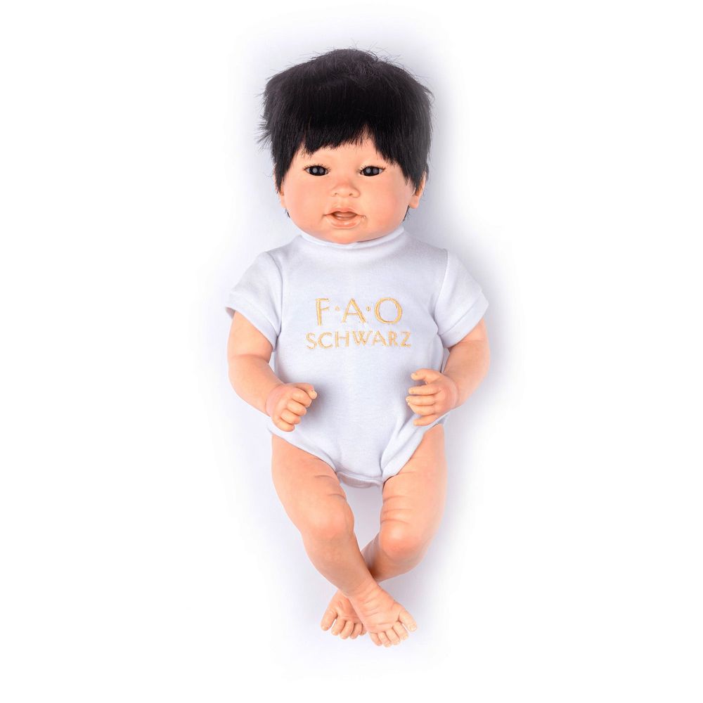 My FAO Doll - Fair Skin with Black Hair & Dark Brown Eyes