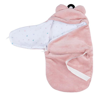 My FAO Doll Swaddle - Orchid Pink With Ears