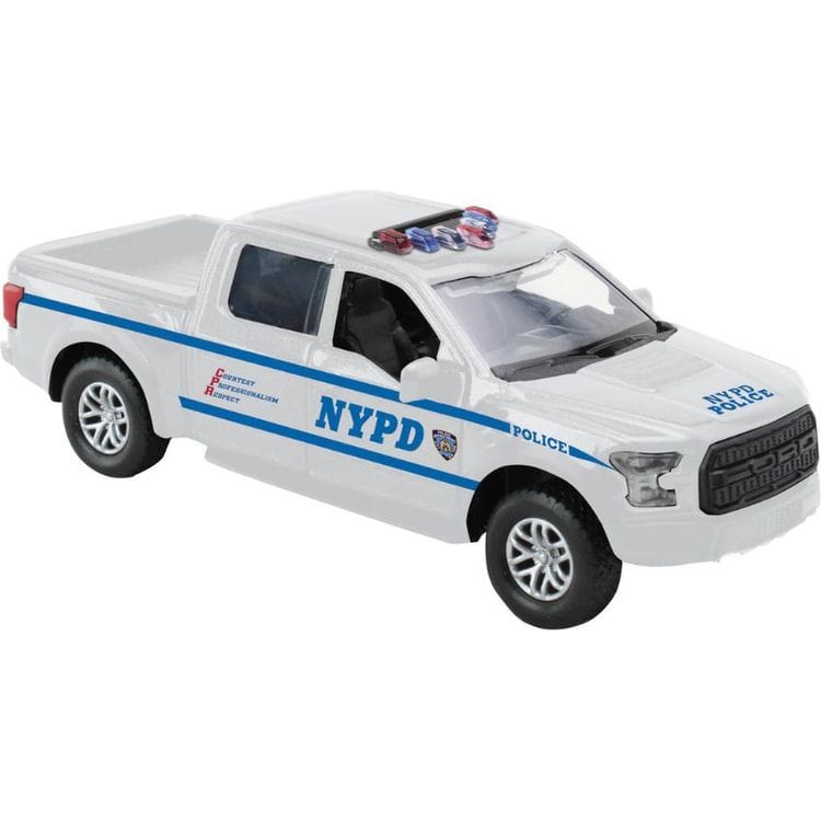 NYPD Die-Cast Metal Pick-Up Truck