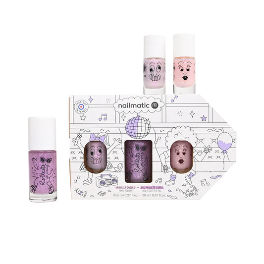Nail Polish & Body Rollette Set of 3 in Bus Party