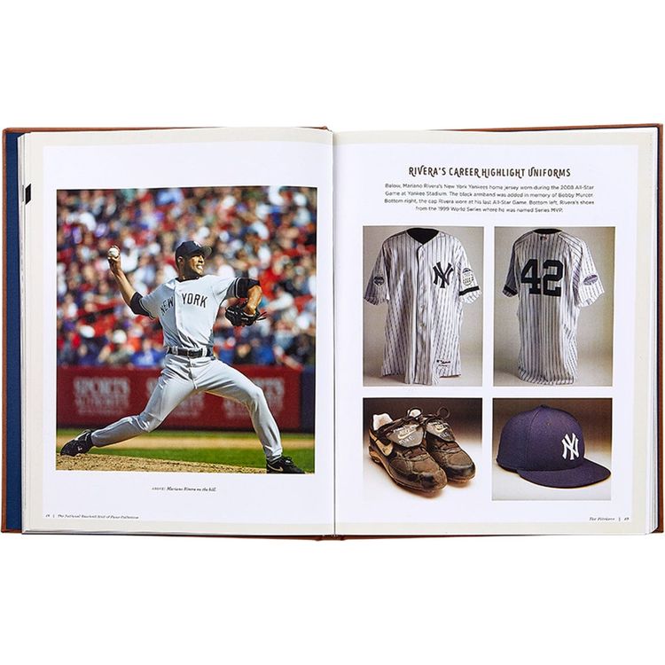 National Baseball Hall of Fame Book Leather Edition