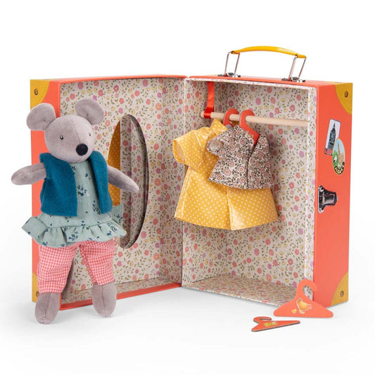 Nini Doll with Little Wardrobe Suitcase - The Big Family