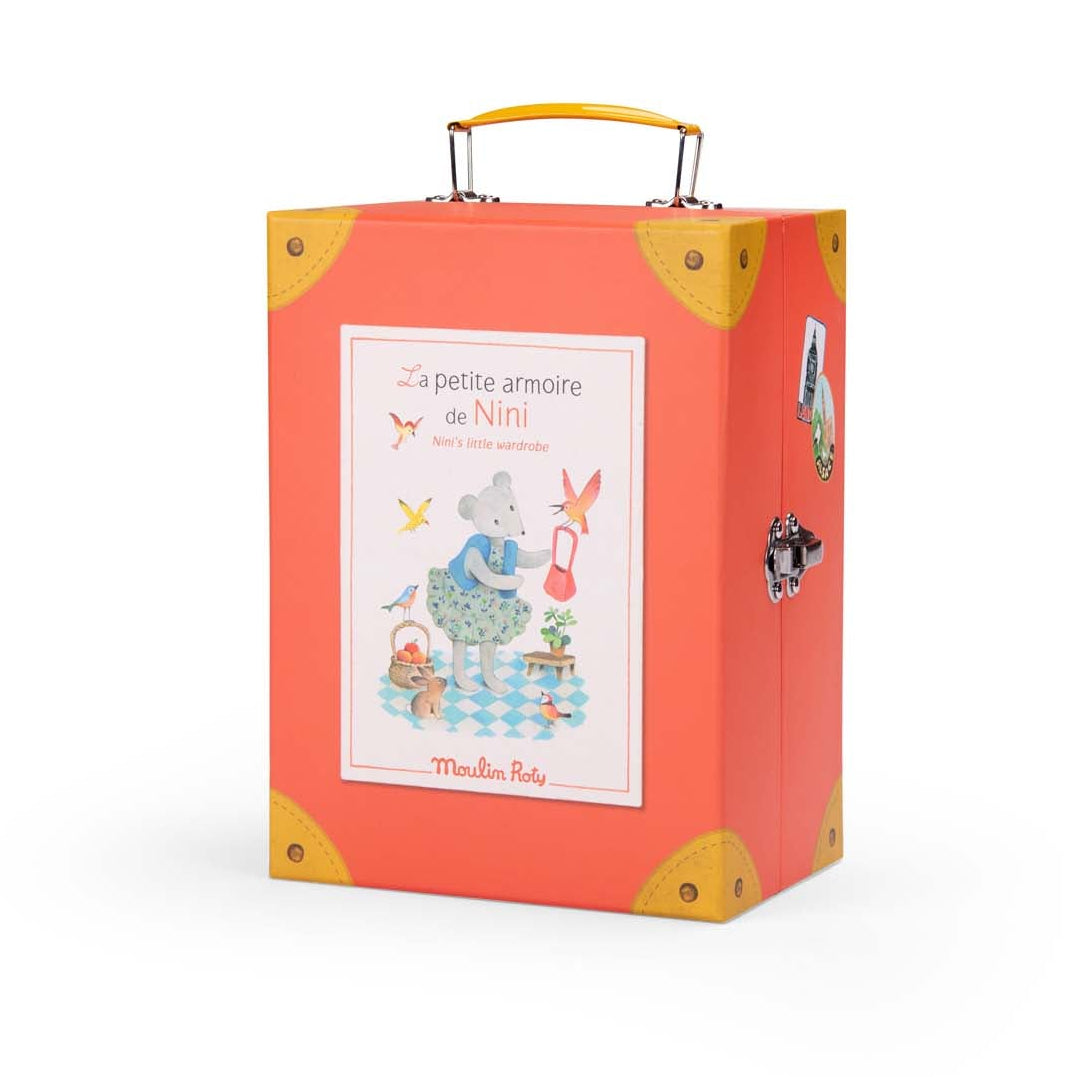 Nini Doll with Little Wardrobe Suitcase - The Big Family