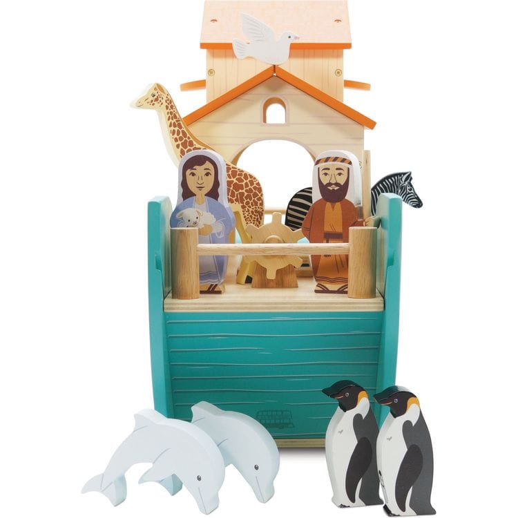 Noah’s Great Wooden Ark & Animals - 23 Pieces
