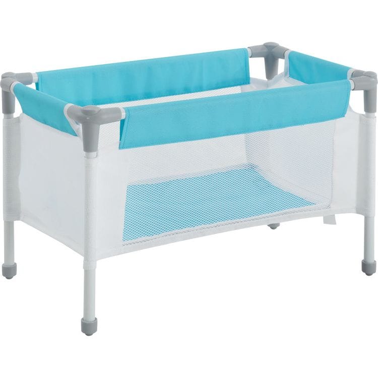 Olivia's Little World Baby Doll 3 Piece Nursery Set - Blue
