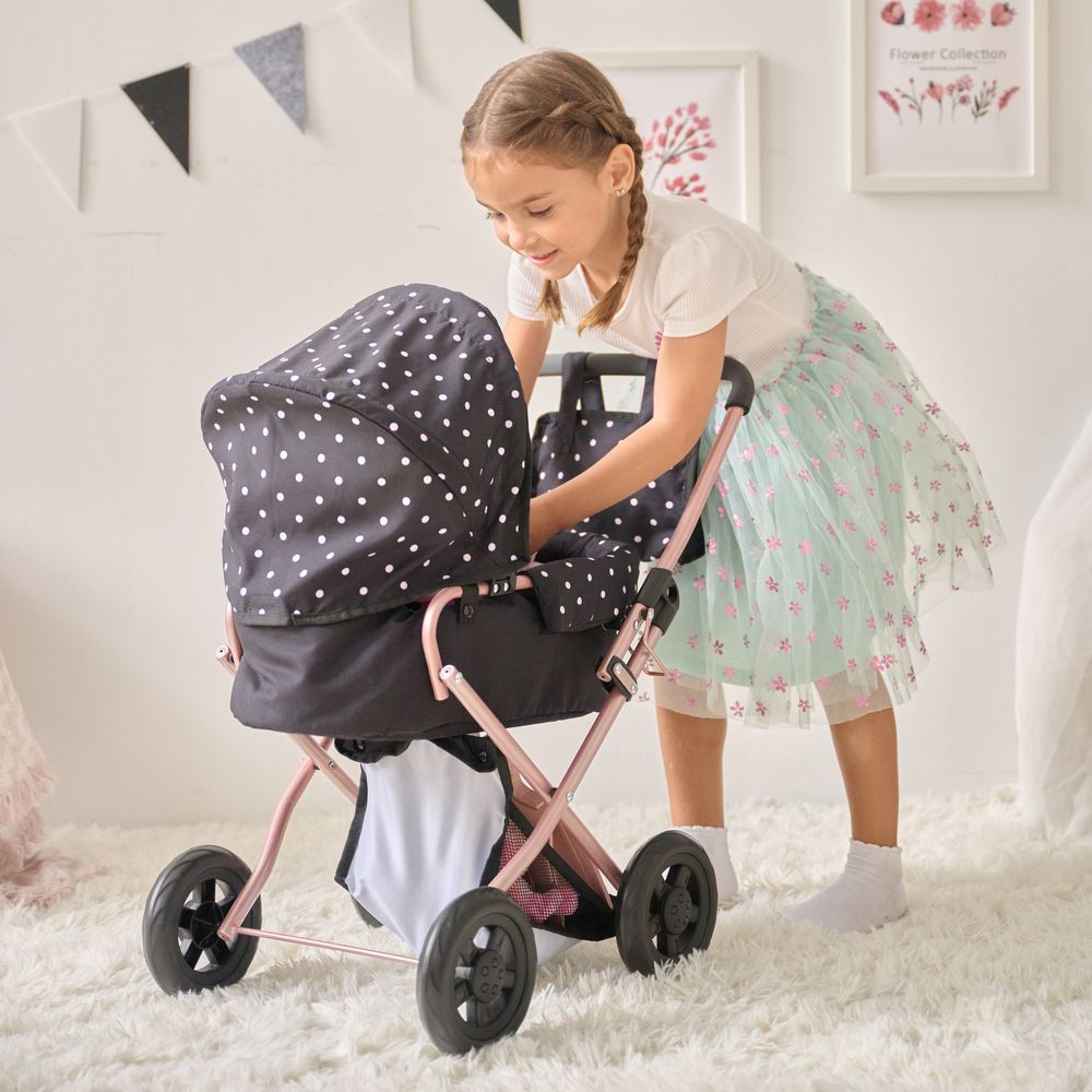 Olivia's Little World Pin Up Doll Classic Stroller with Removable Bassinet