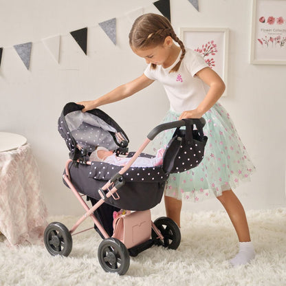 Olivia's Little World Pin Up Doll Classic Stroller with Removable Bassinet