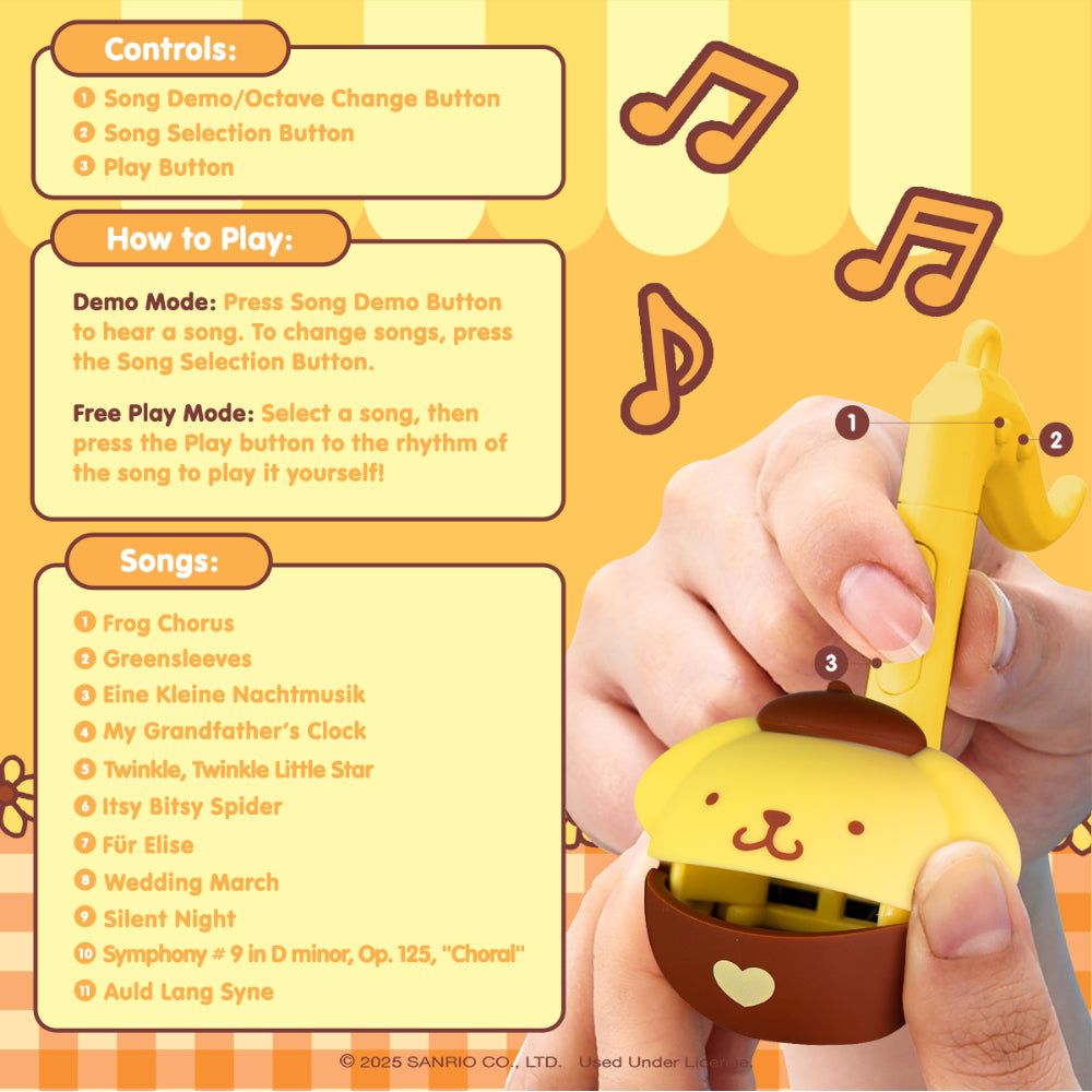 Otamatone Melody Sanrio - Pompompurin