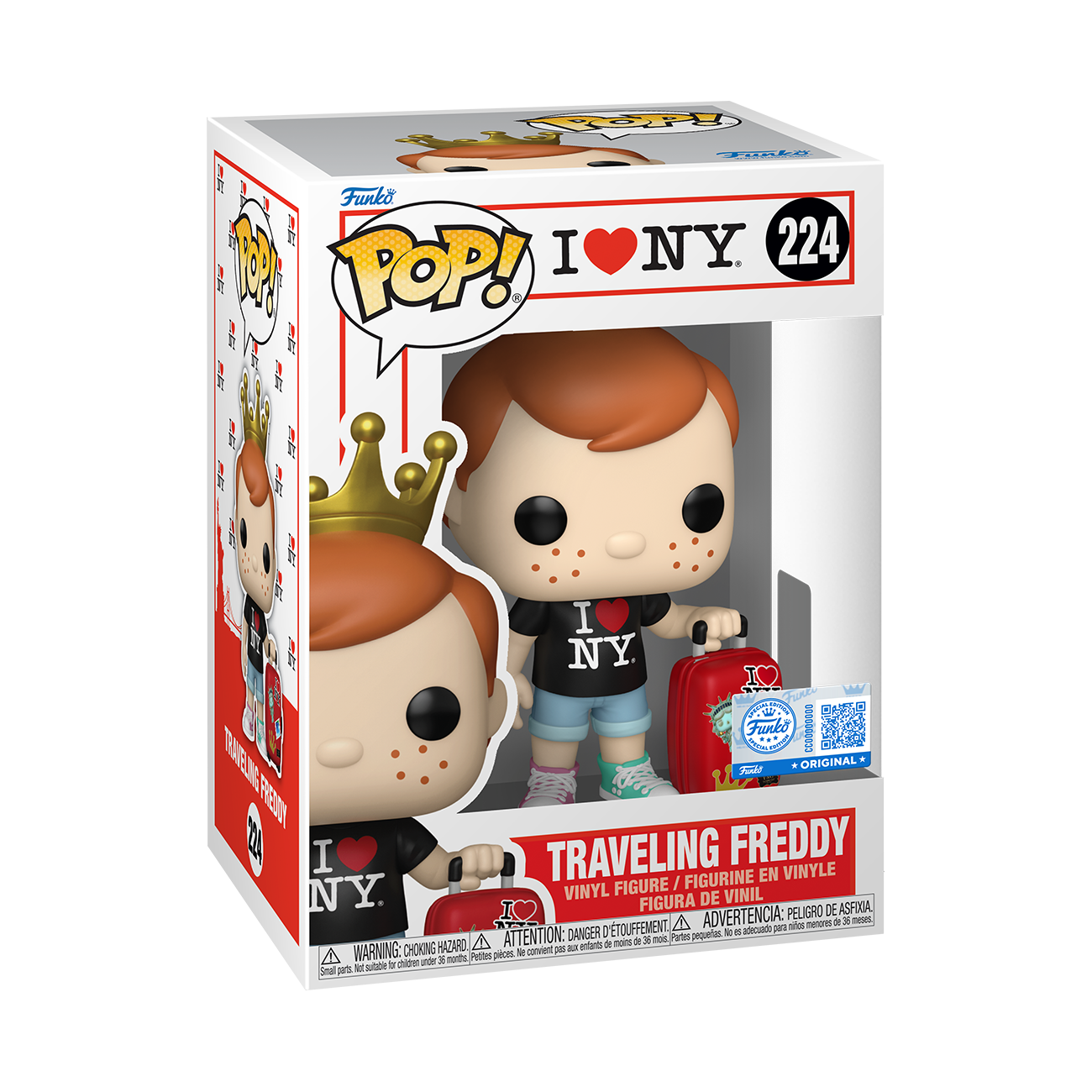 POP! Traveling Freddy! - I Heart NY (Exclusive)