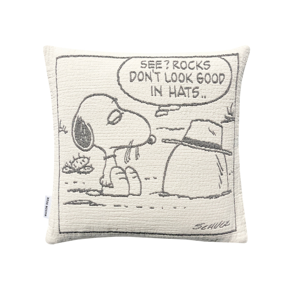 Peanuts Cushion Cover - Rock
