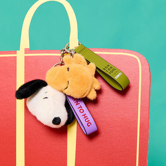Peanuts Woodstock Fuzzy ECO Yellow Bag Charm - 3.5"
