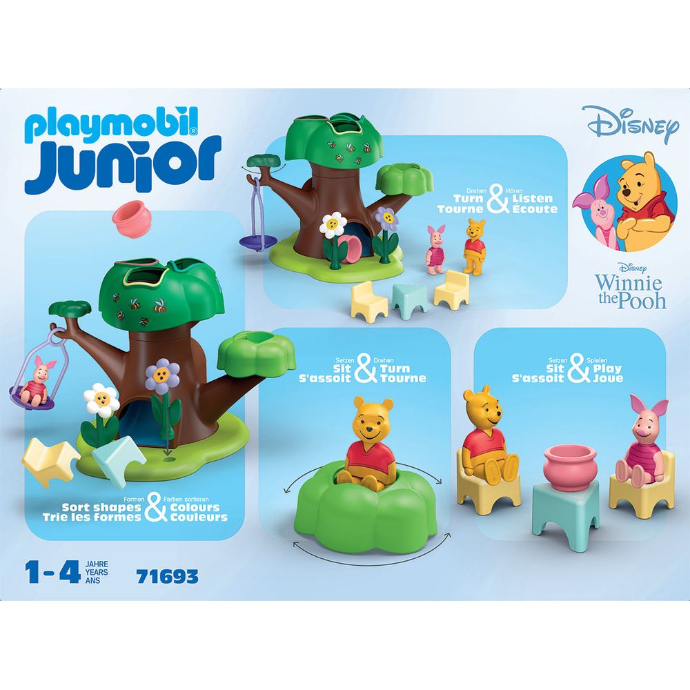 Playmobil Junior & Disney: Winnie the Pooh's & Piglet's Tree House Playset