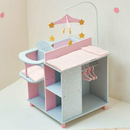 Polka Dots Princess Baby Doll Changing Station