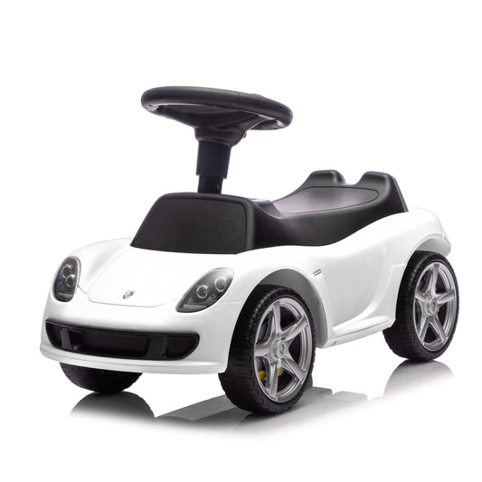 Porsche 911 Carrera GT Foot-to-Floor Ride-On - White