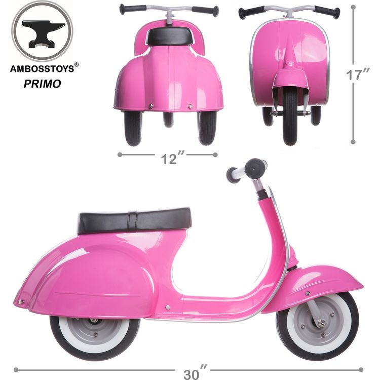 Primo Classic Ride-On Scooter - Pink