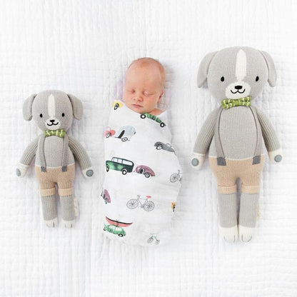 Regular 20" Noah the Dog Hand-Knit Doll