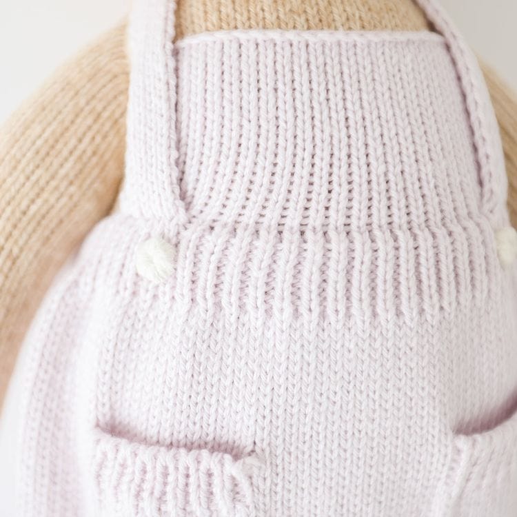 Regular 20" Olivia the Honey Bear Hand-Knit Doll